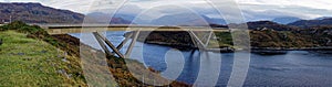 Panorama of Kylesku Bridge photo